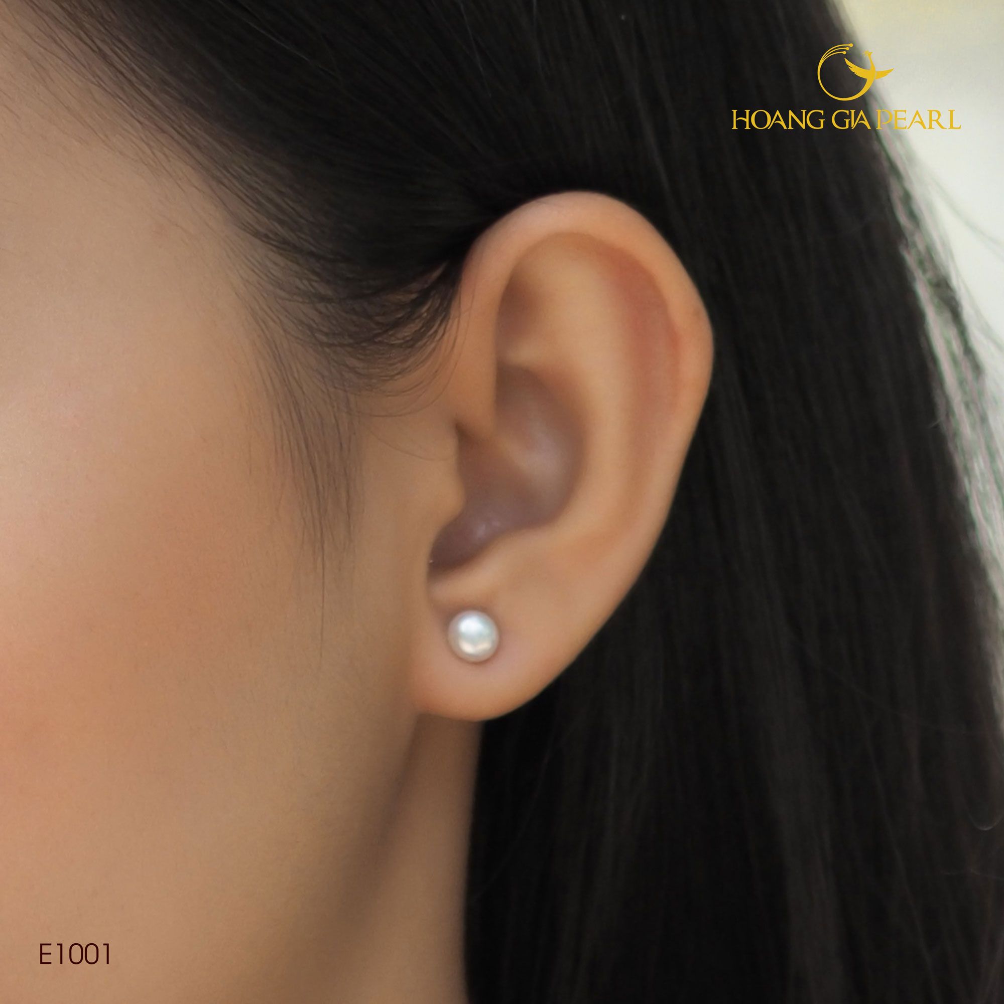 Bông tai ngọc trai E1001W