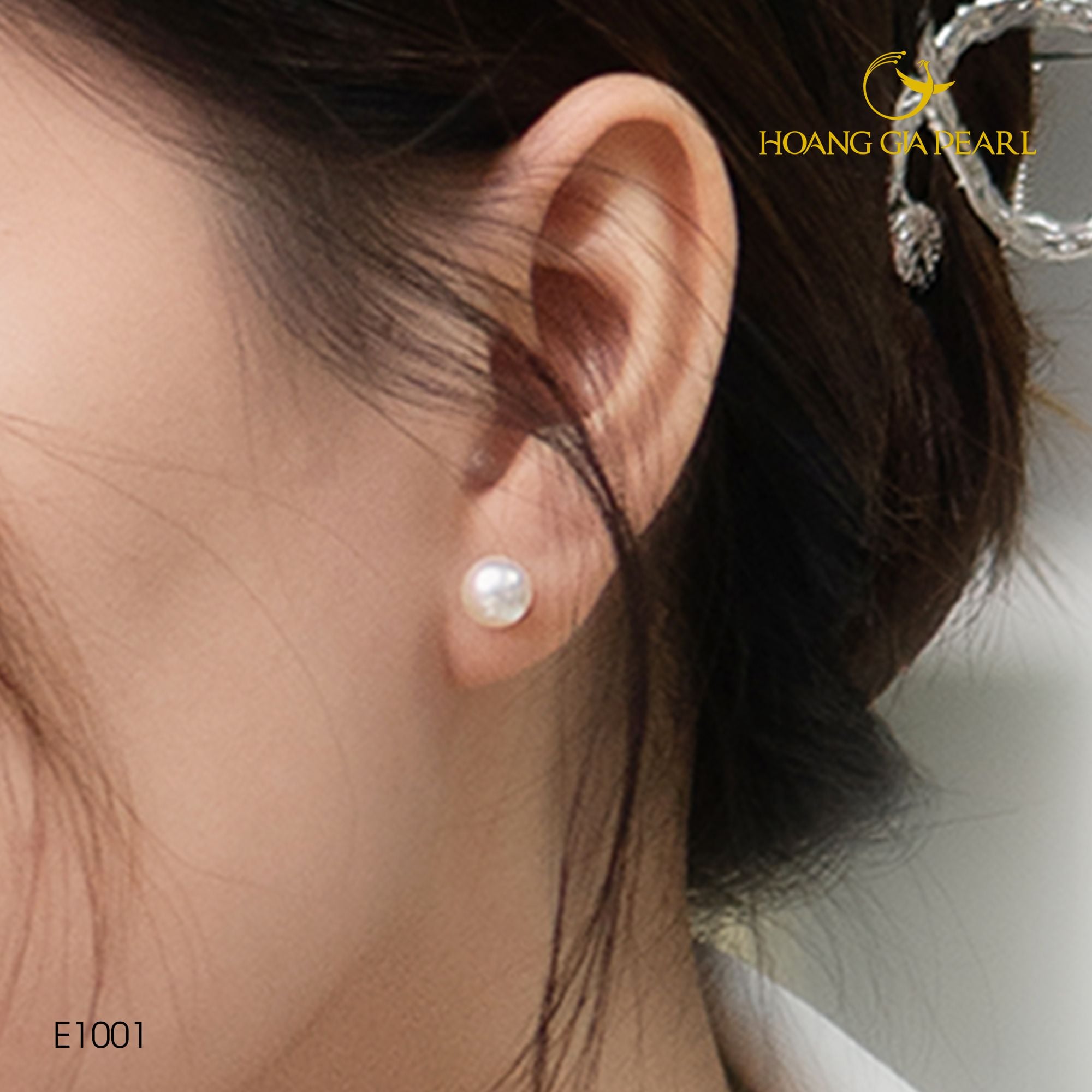 Bông tai ngọc trai E1001W