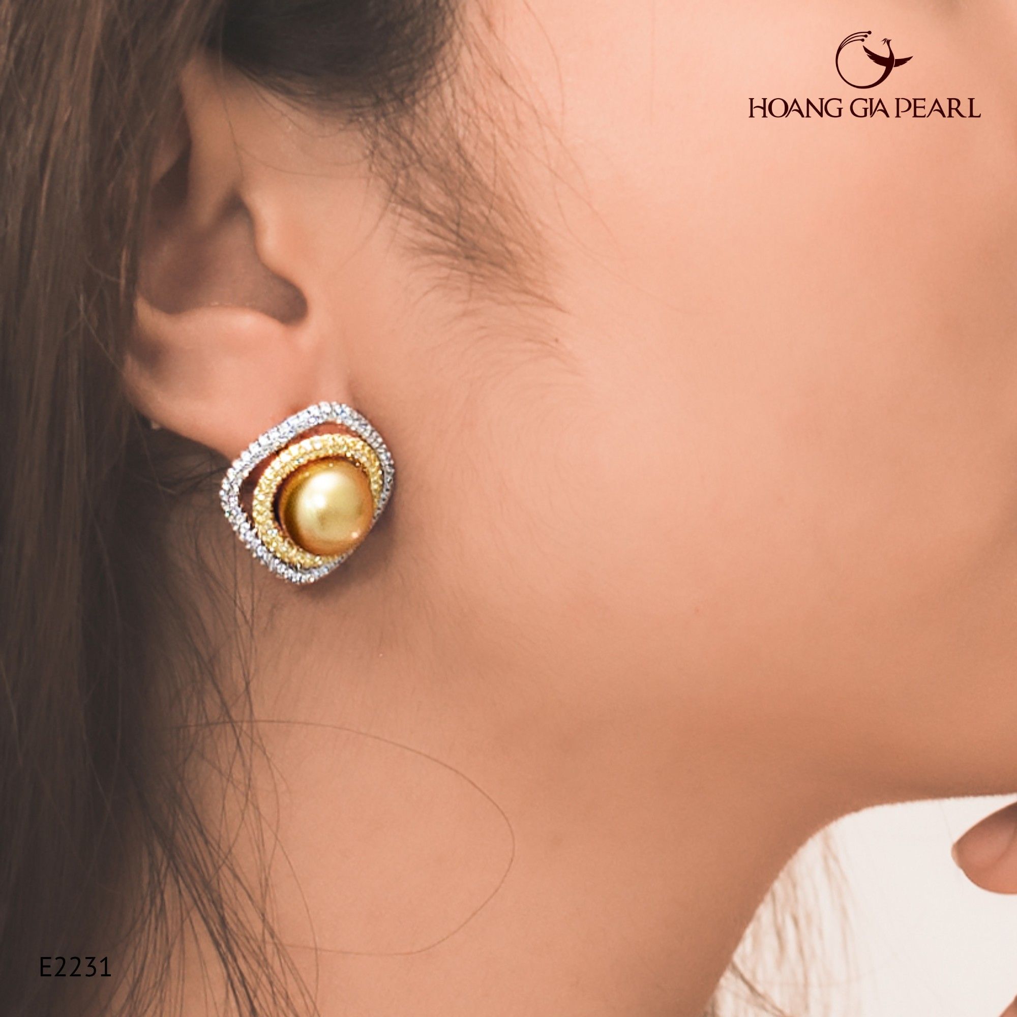 Bông tai ngọc trai E2231