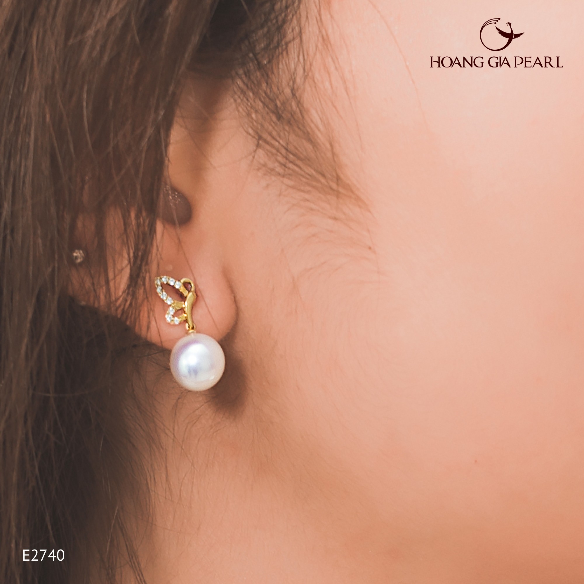 Bông tai ngọc trai E2740