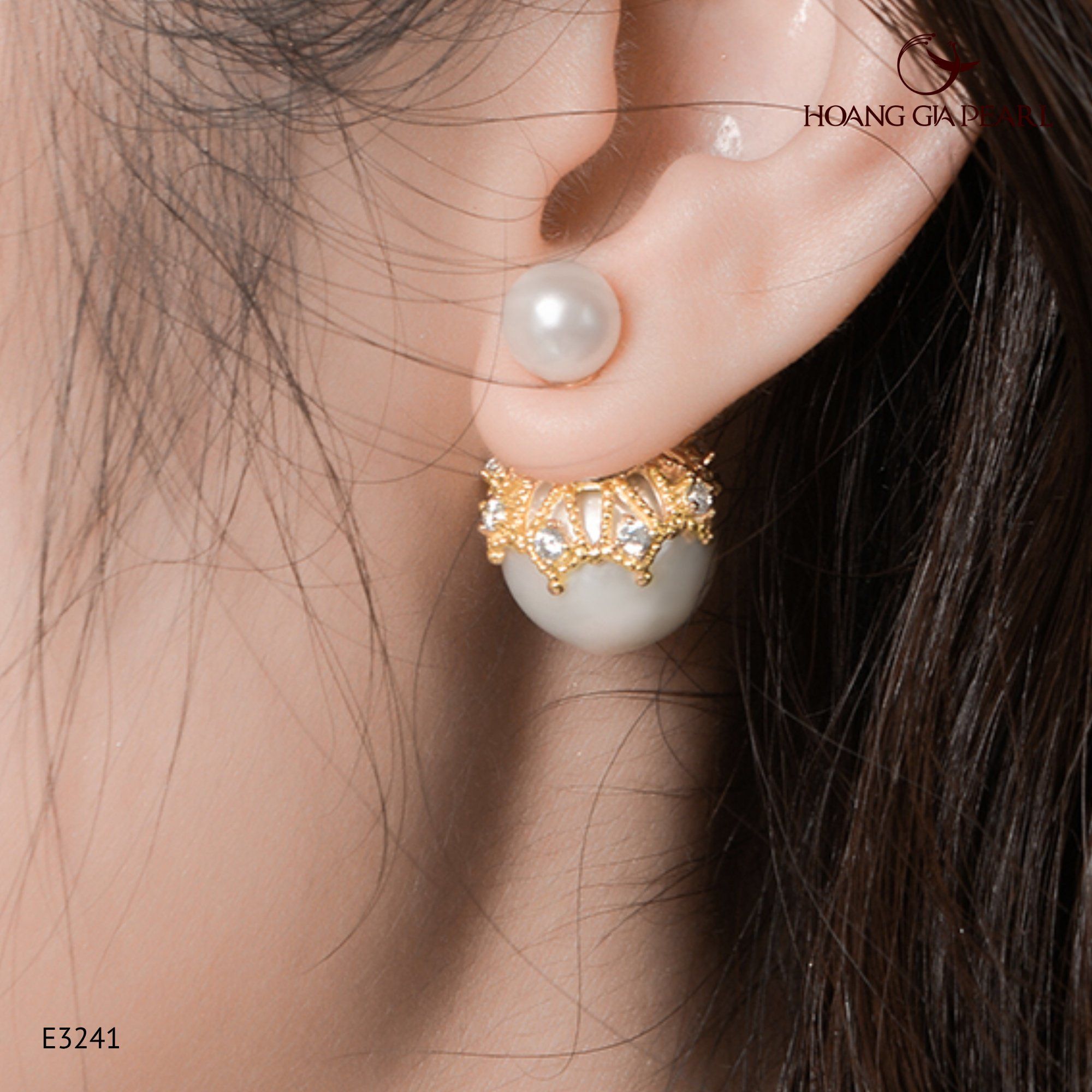 Bông tai ngọc trai E3241