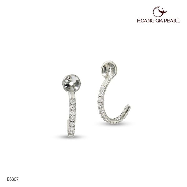 Phụ kiện bông tai ngọc trai E3307