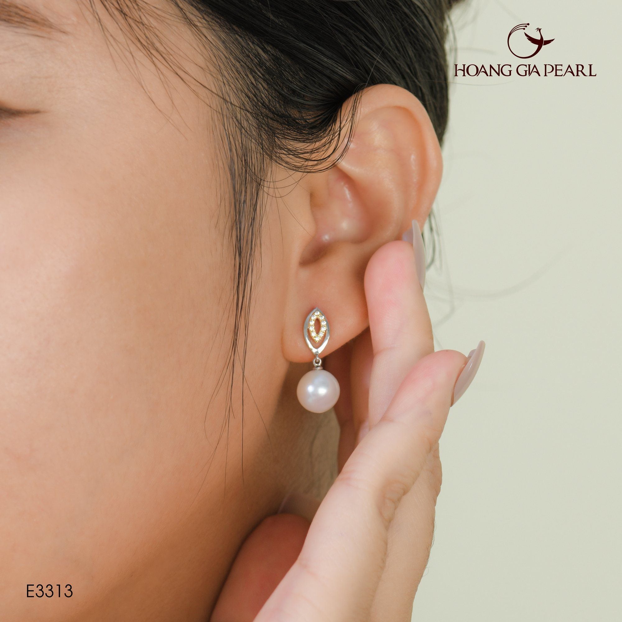 Bông tai ngọc trai E3313