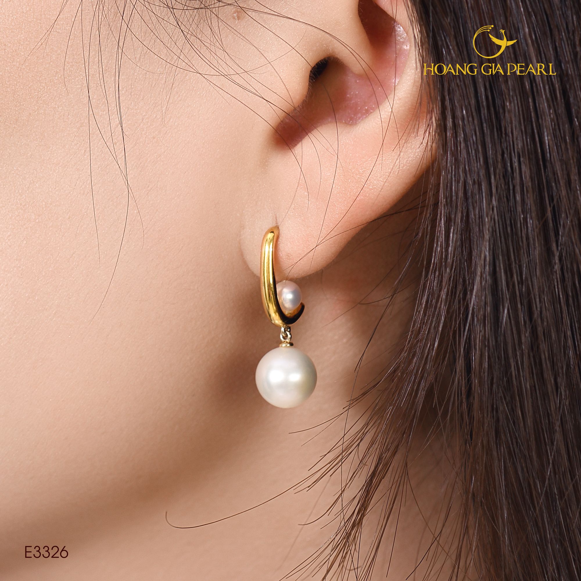 Bông tai ngọc trai E3326Y_