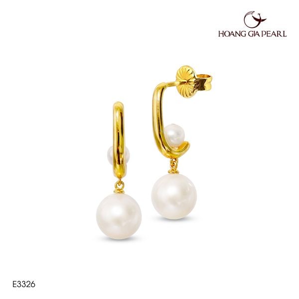 Bông tai ngọc trai E3326Y_