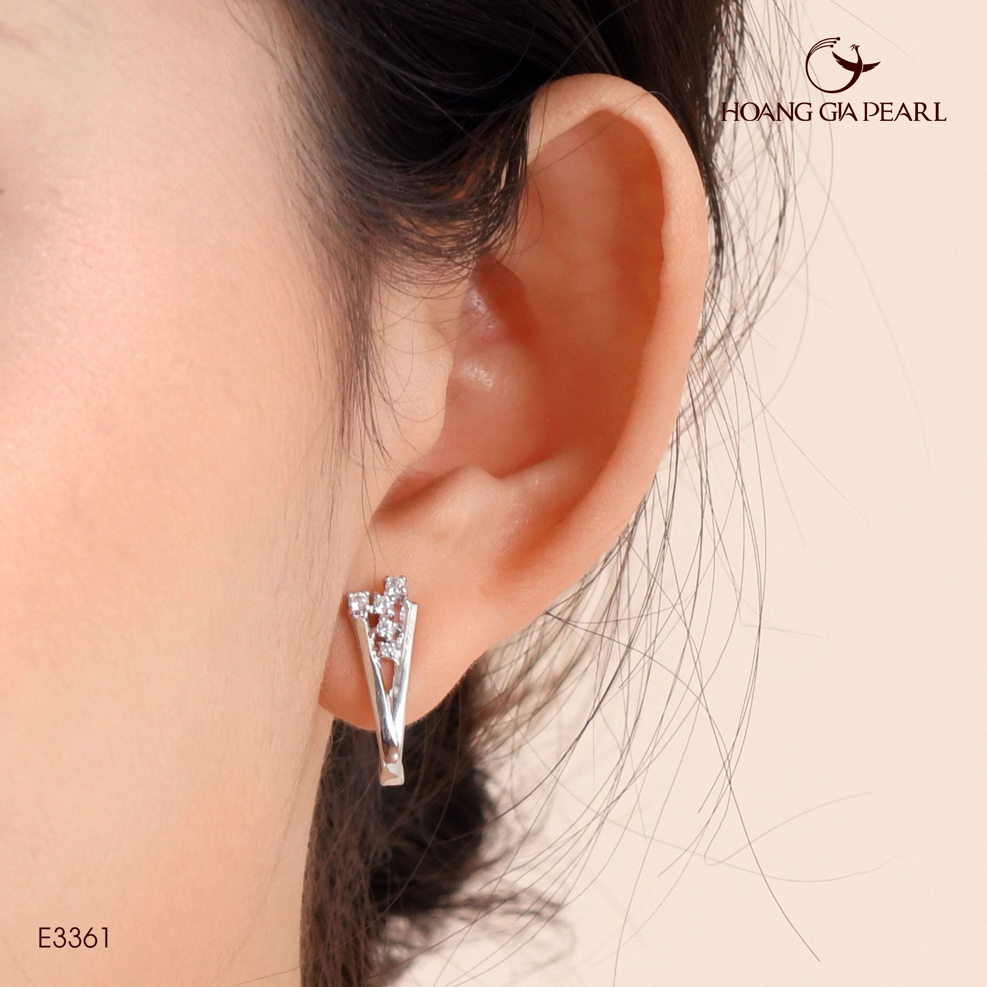 Bông tai ngọc trai E3361