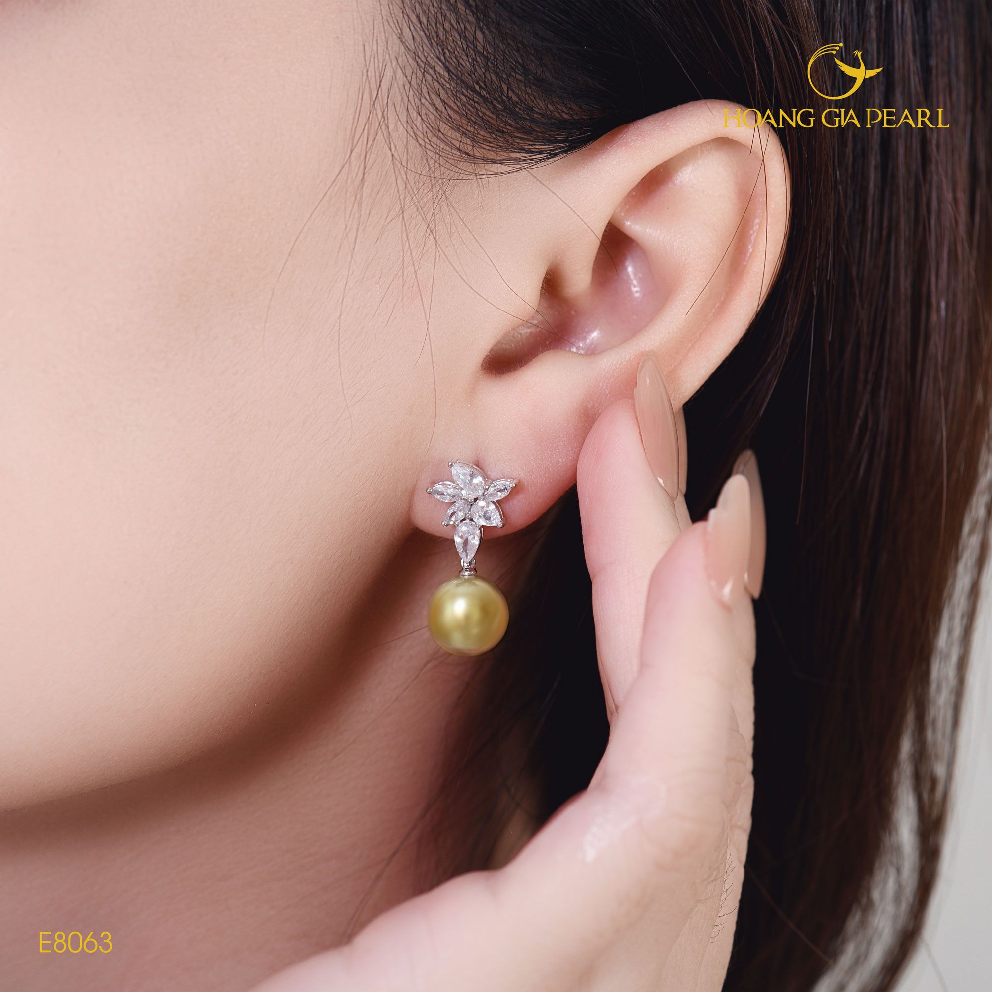 Bông tai ngọc trai E8063