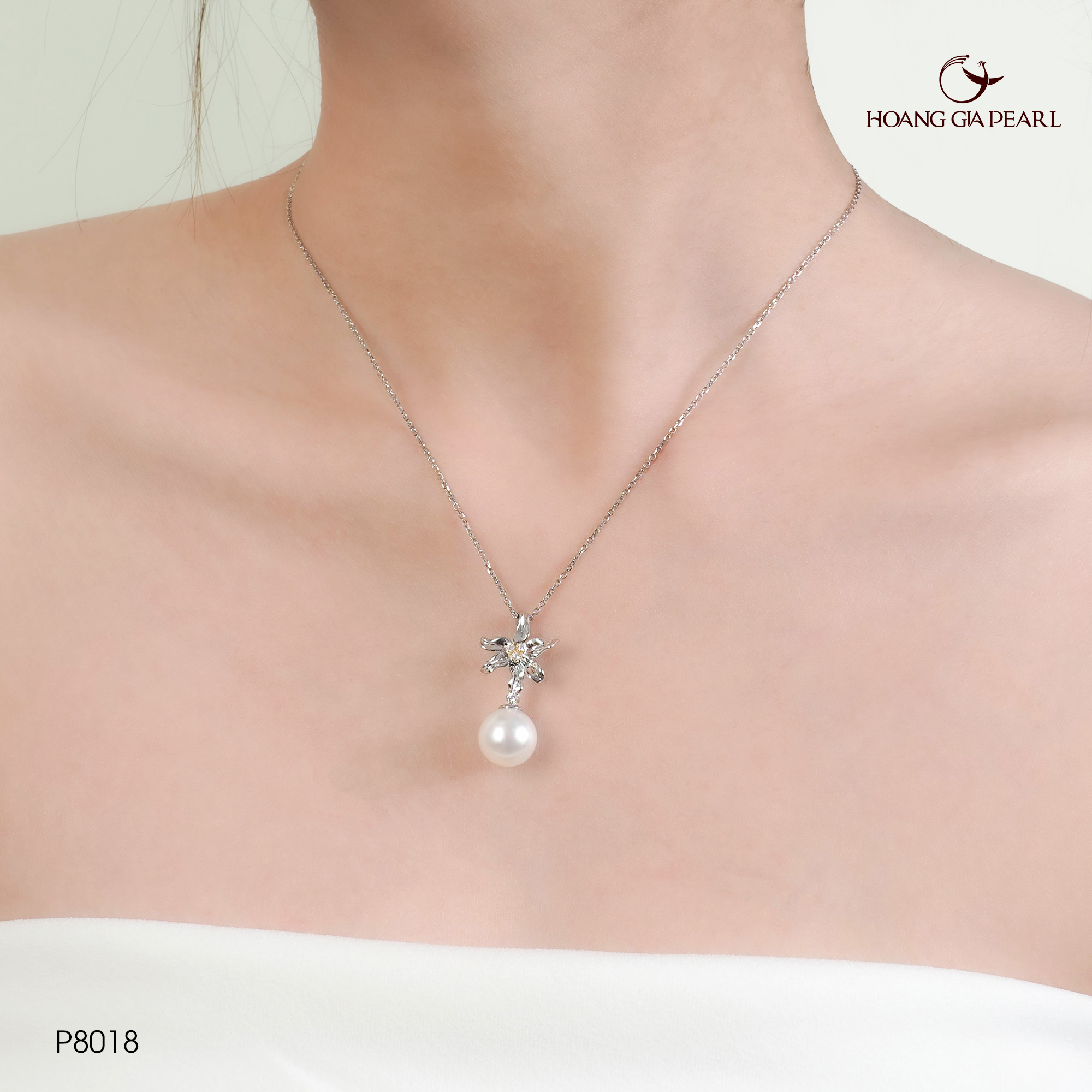 Mặt dây chuyền ngọc trai P8018