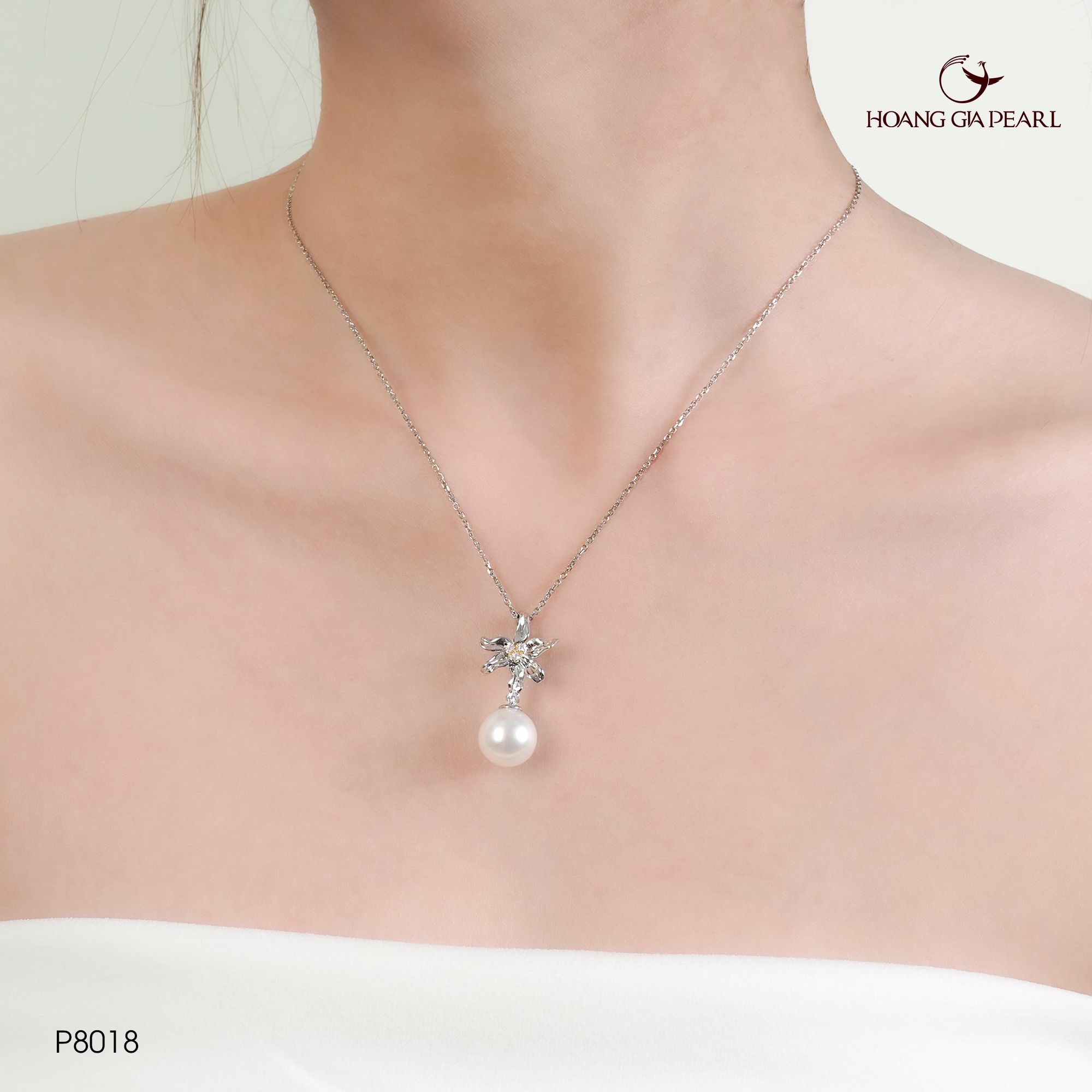 Mặt dây chuyền ngọc trai P8018
