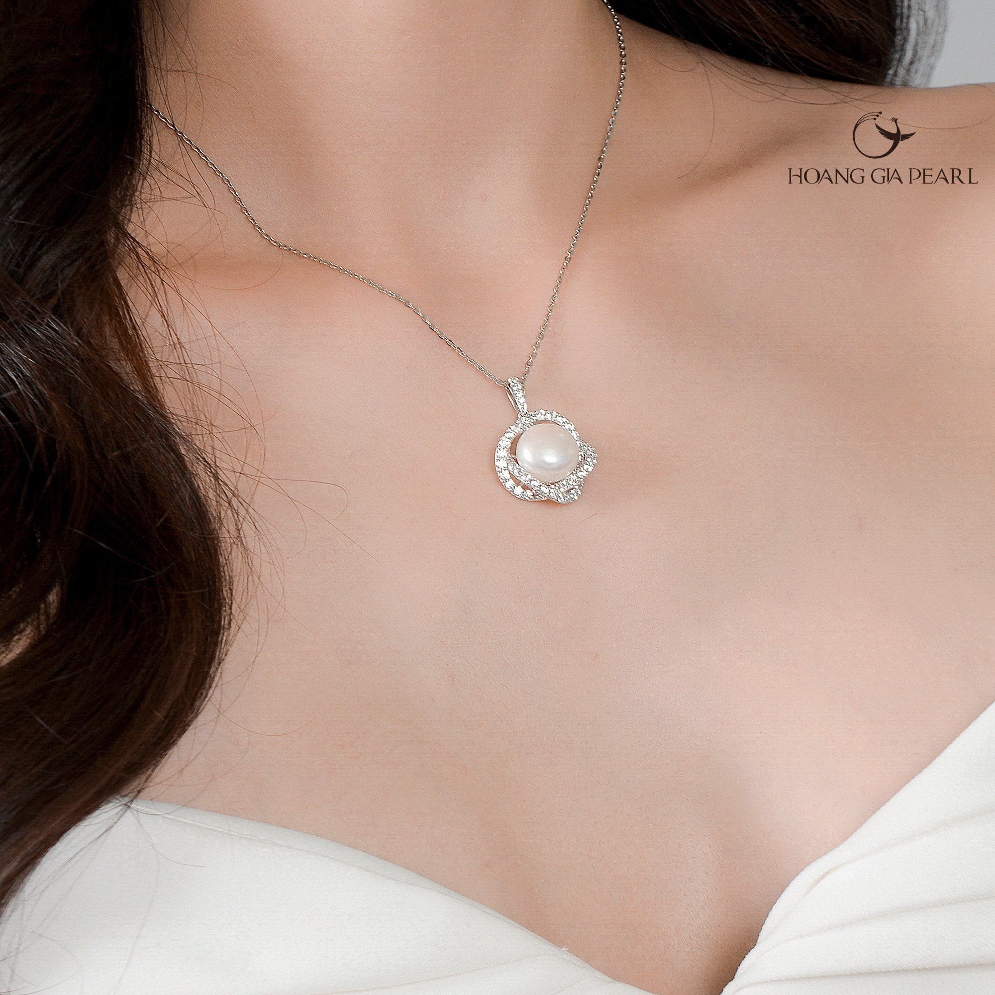 Mặt dây chuyền ngọc trai P9007