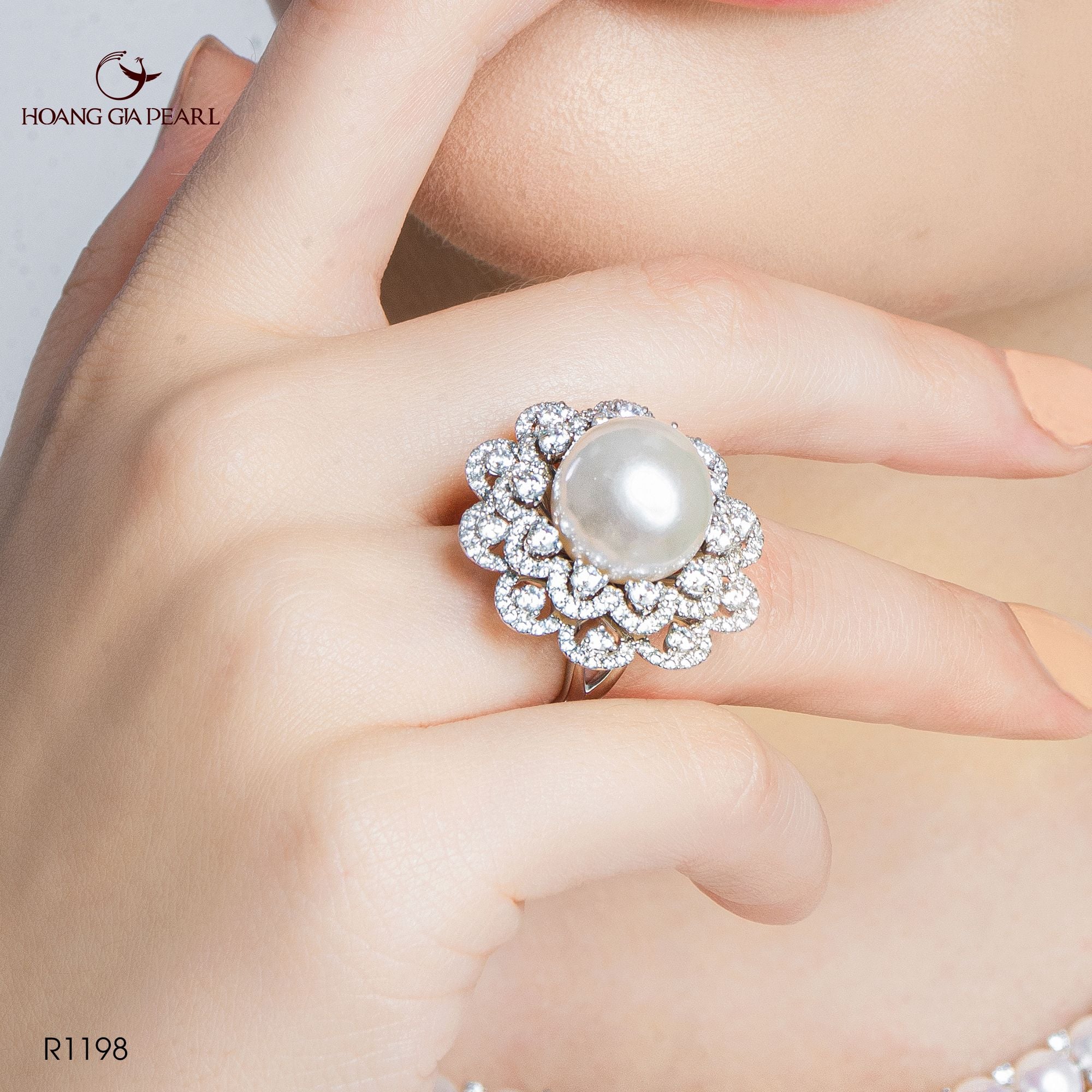Nhẫn ngọc trai R1198W