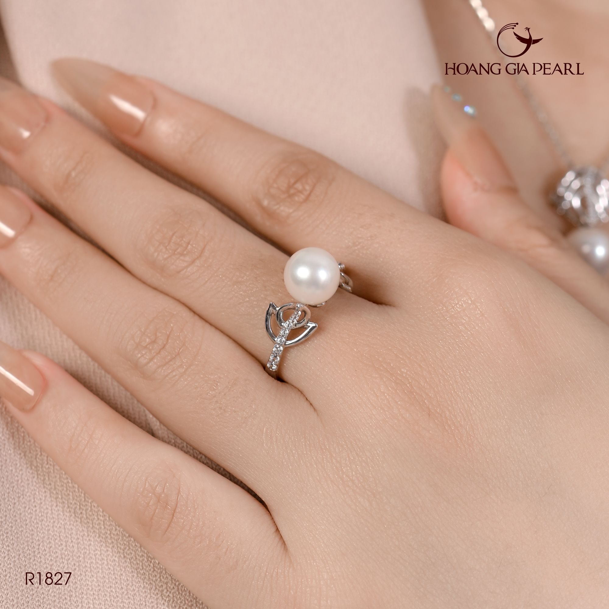 Nhẫn ngọc trai R1827