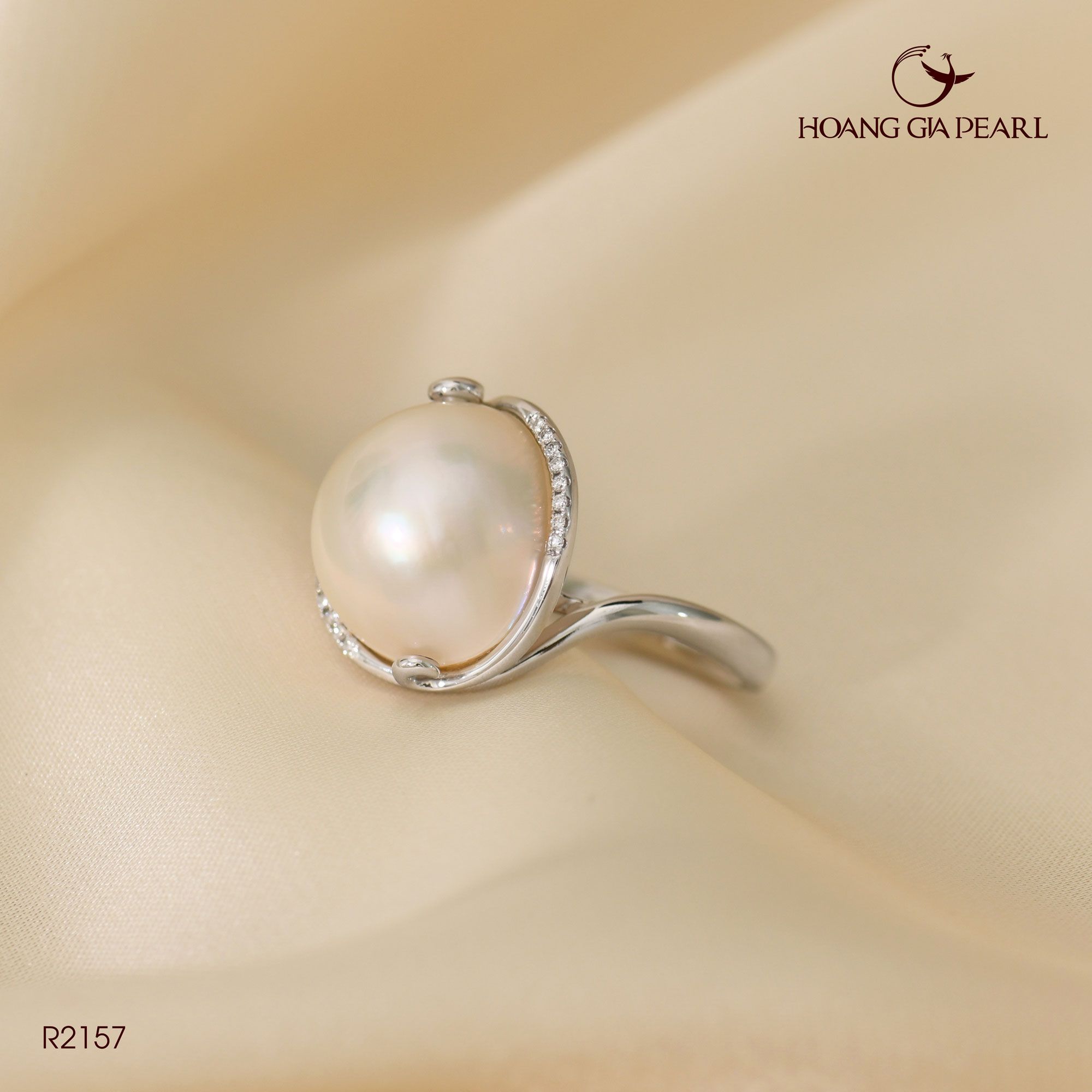 Nhẫn ngọc trai R2157