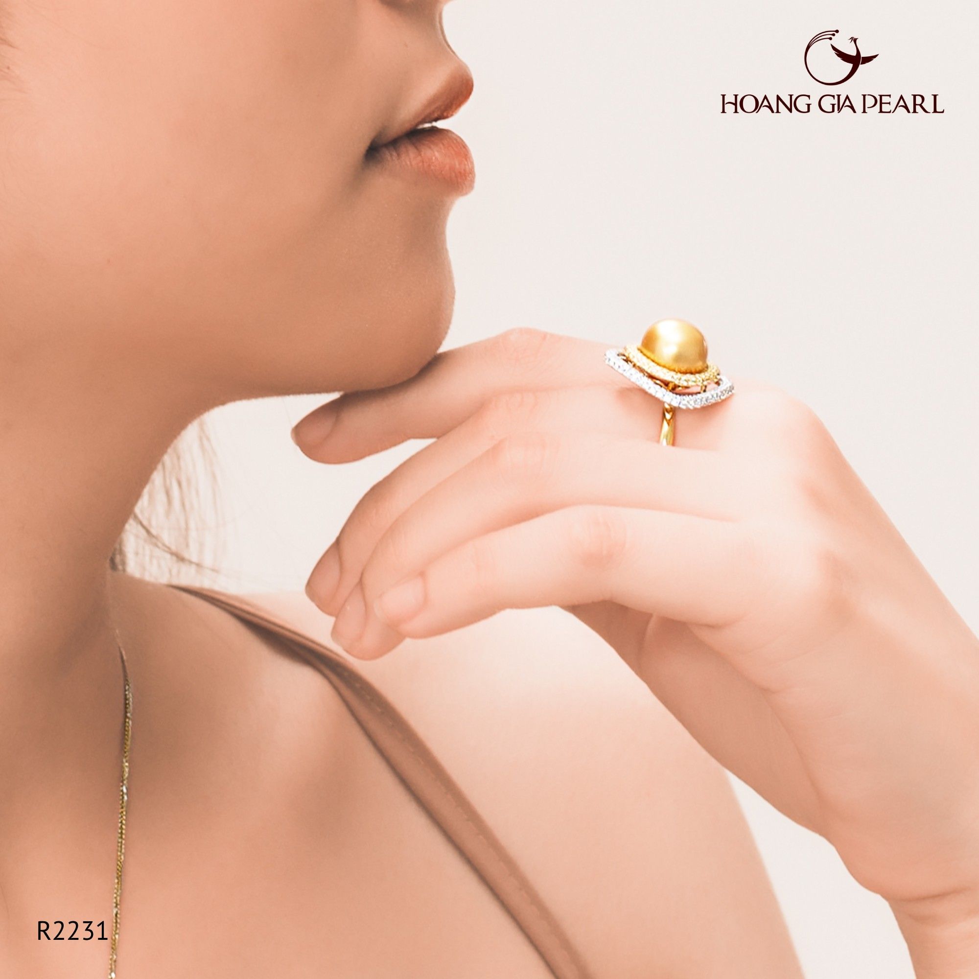 Nhẫn ngọc trai R2231