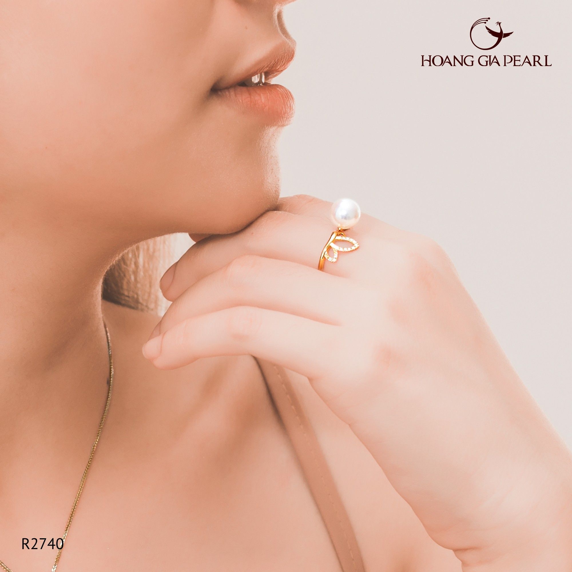 Nhẫn ngọc trai R2740