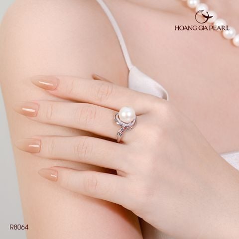Nhẫn ngọc trai R8064