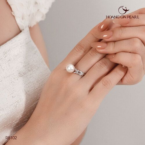 Nhẫn ngọc trai R8102