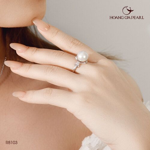 Nhẫn ngọc trai R8103