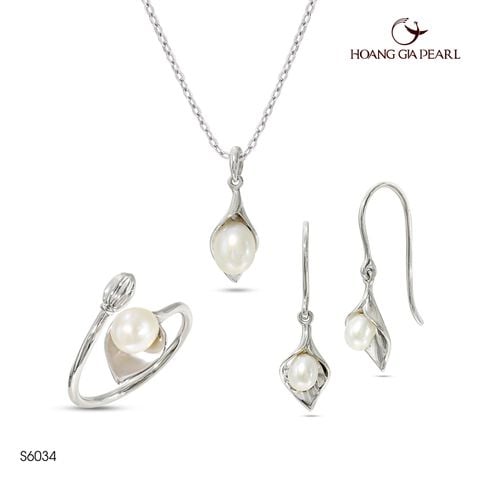 Bộ trang sức ngọc trai S6034