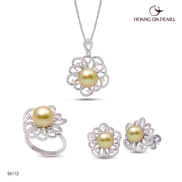 Bộ trang sức ngọc trai S6112