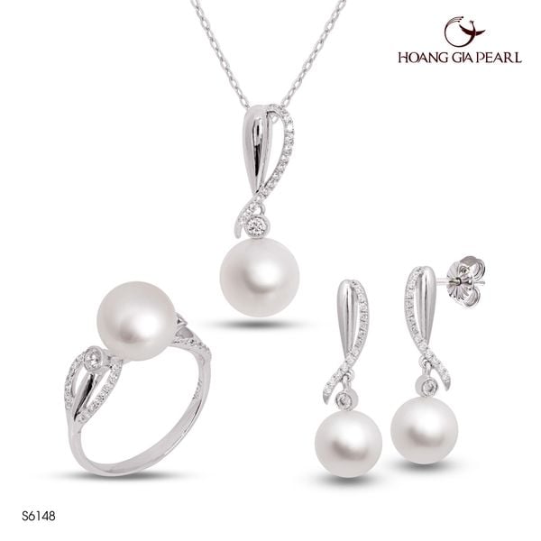 Bộ trang sức ngọc trai S6148