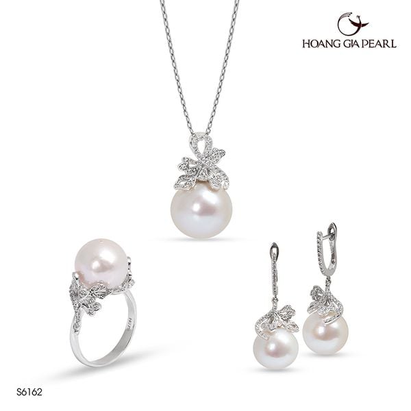 Bộ Sưu Tập Trang Sức Ngọc Trai Soul Freshwater Trắng Hoàng Gia Pearl _ S6162