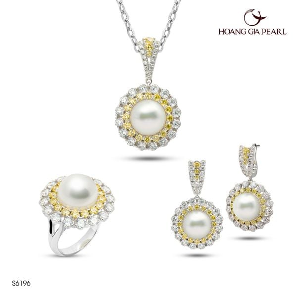 Bộ trang sức ngọc trai S6196