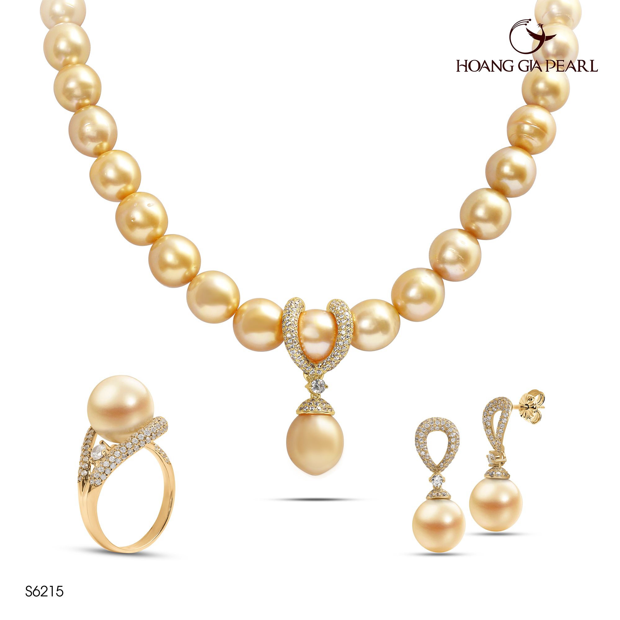 Bộ trang sức ngọc trai S6215