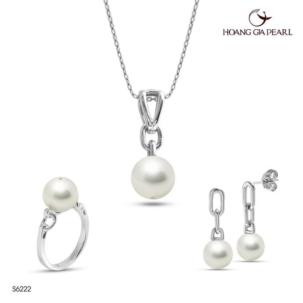 Bộ trang sức ngọc trai S6222