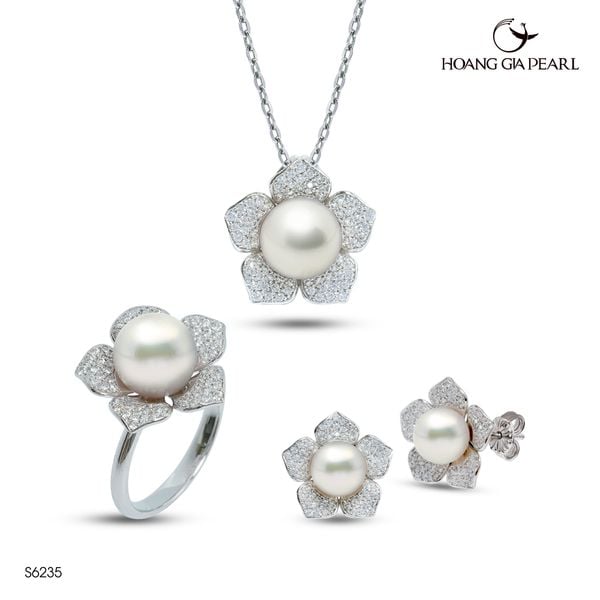 Bộ trang sức ngọc trai S6235
