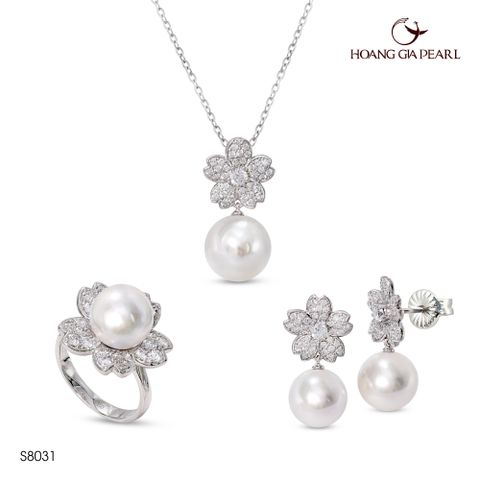 Bộ trang sức ngọc trai S8031