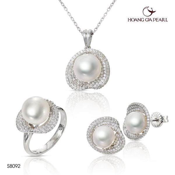 Bộ trang sức ngọc trai S8092W