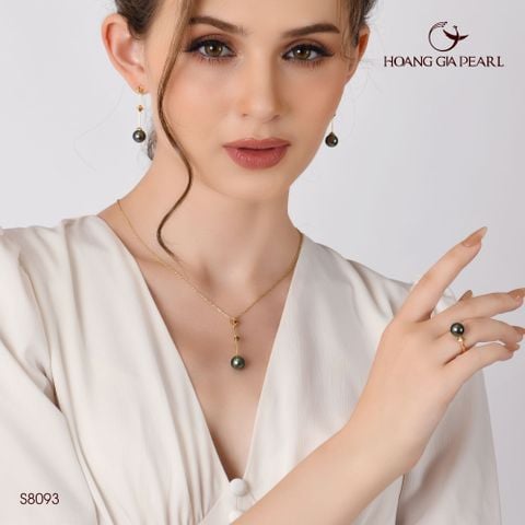 Bộ trang sức ngọc trai S8093