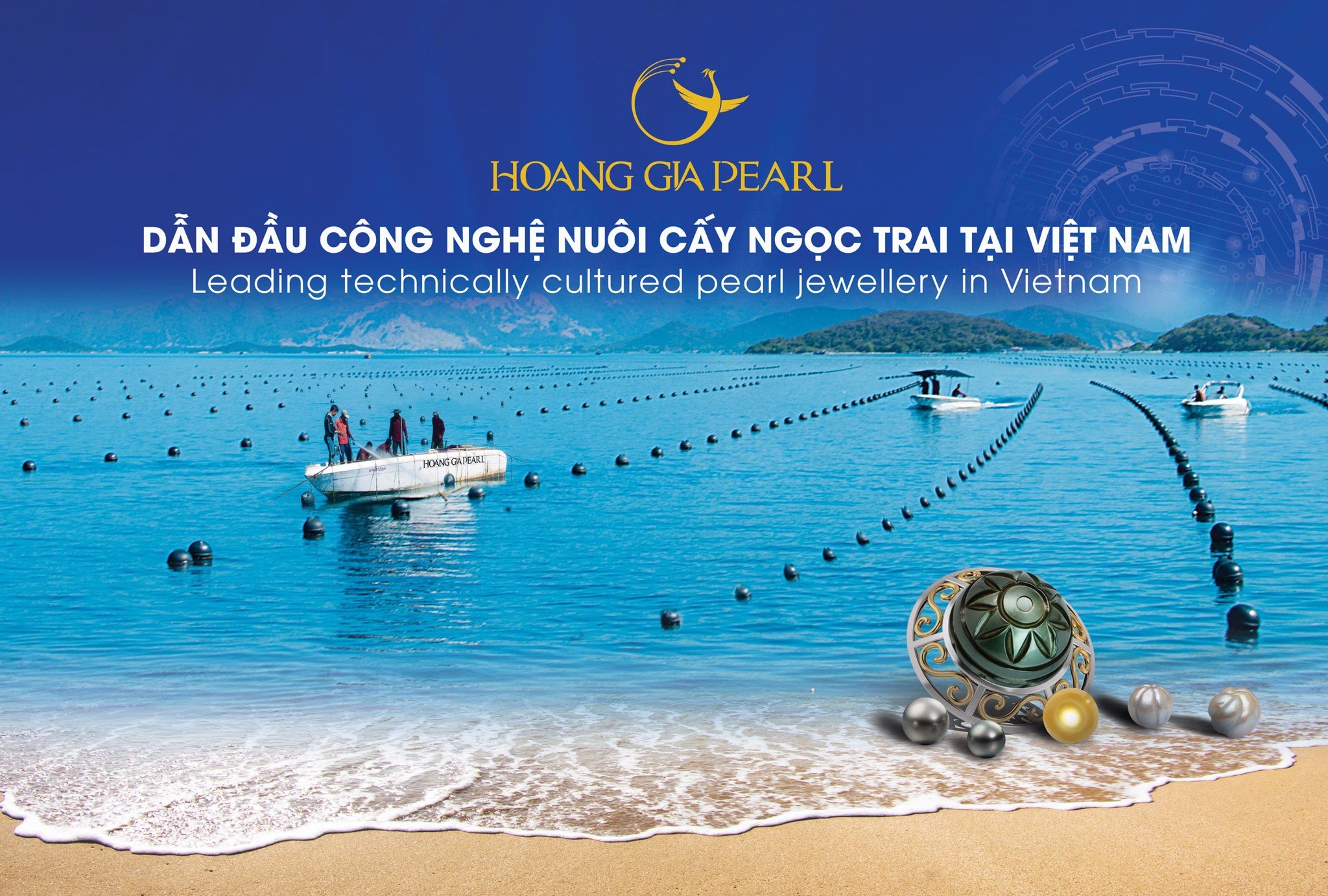 Ngọc trai Hoàng Gia dẫn đầu công nghệ nuôi cây ngọc trai