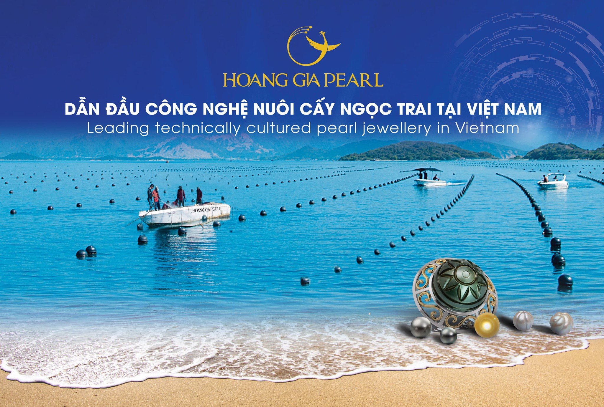 Ngọc trai Hoàng Gia dẫn đầu công nghệ nuôi cây ngọc trai