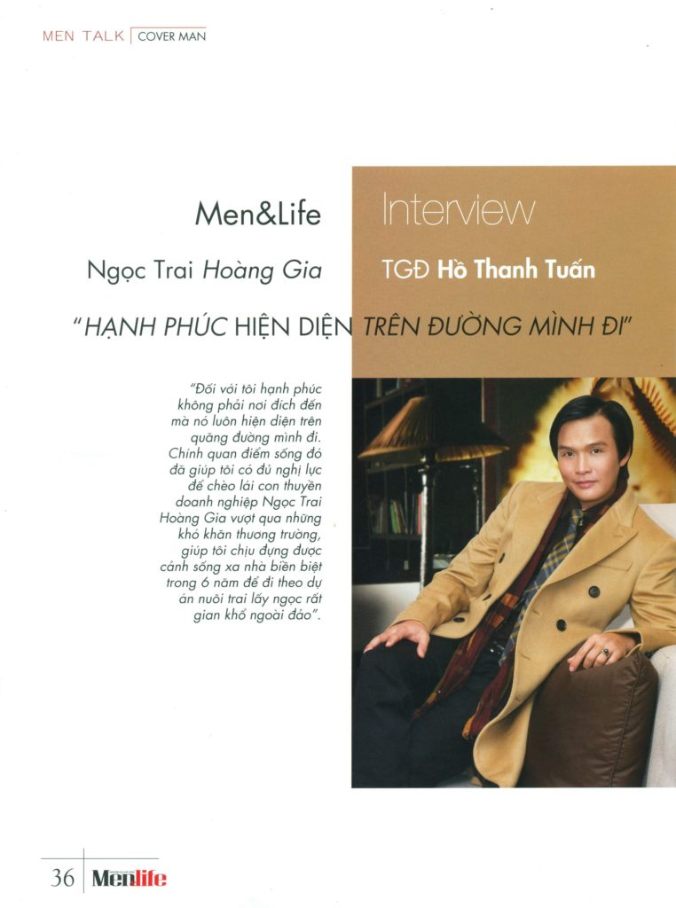 Tuan ngoc trai - TGĐ Ngoc trai Hoang Gia