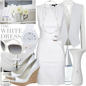 sang trong khi ket hop trang phuc thanh nha tinh te cung ngoc trai sang trong theo phong cach white on white