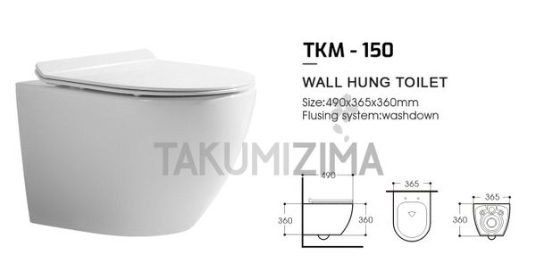  Wall-Hung Toilet Tkm-150 