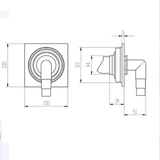  TS-554 Floor Drain (For Washing Machines, Not for Floor Drainage) 