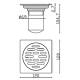  Floor Drain Ts-242c.12 