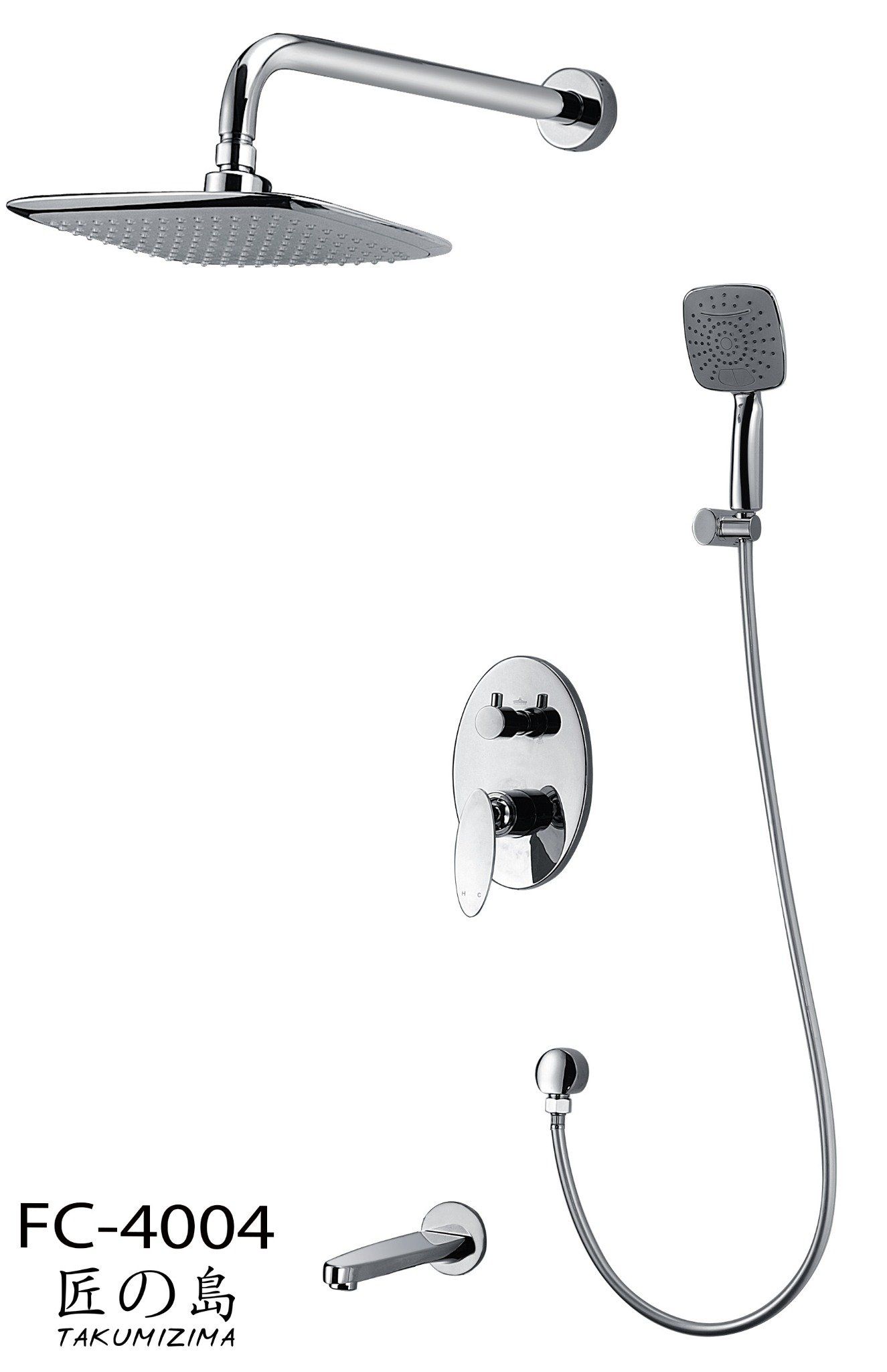  Wall-Mounted Shower Fc-4004 