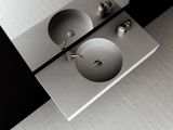  Chậu rửa đôi treo tường Solid Surface Bss-416 
