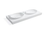  Chậu rửa đôi treo tường Solid Surface Bss-420 