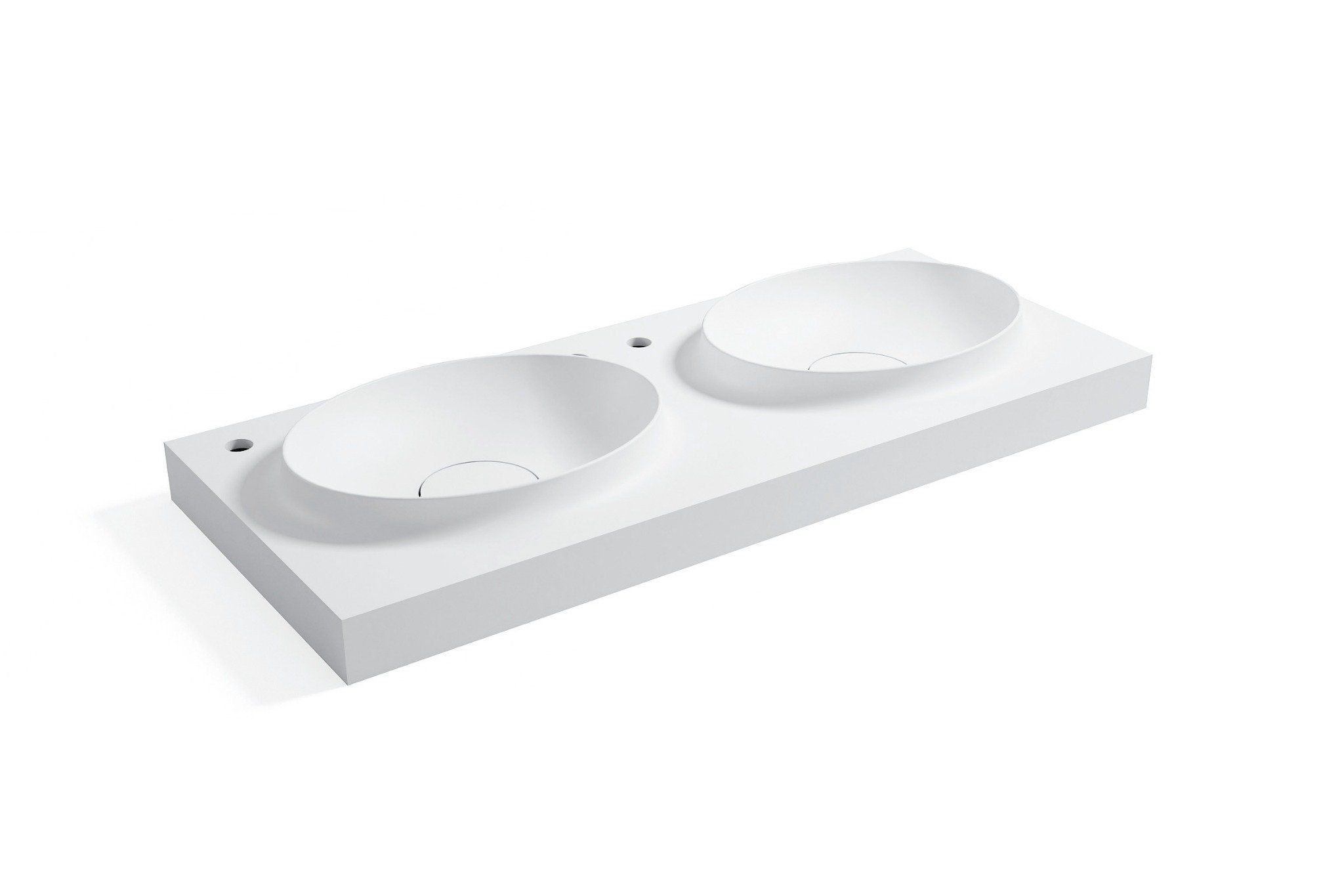  Chậu rửa đôi treo tường Solid Surface Bss-420 
