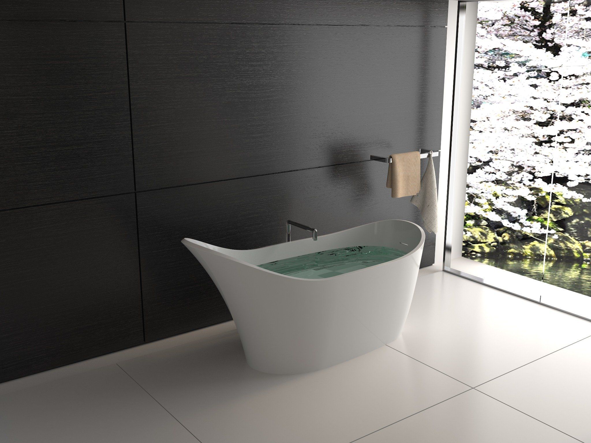  Bathtub Solid Surface Bs-605 