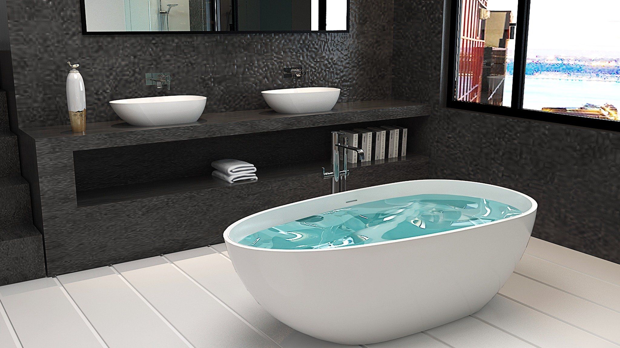  Bồn tắm Solid Surface Bs-608 