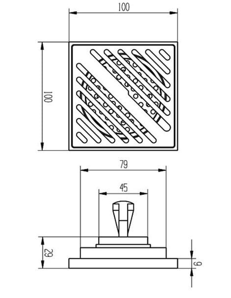  Floor Drain Ts-067 