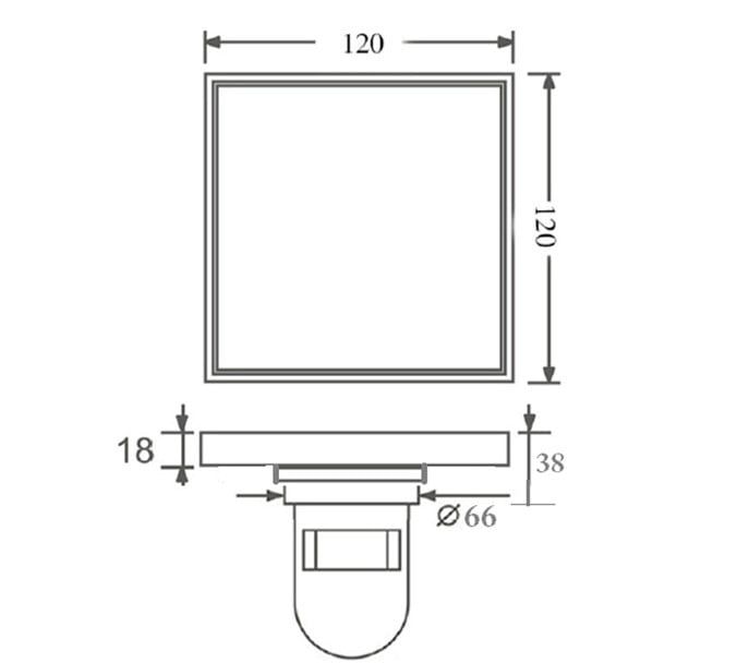  Floor Drain Ts-604b-12 