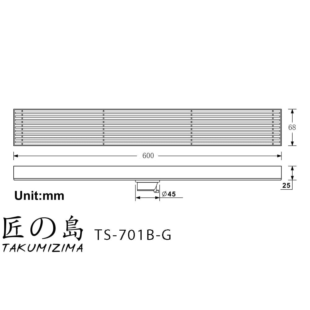 Floor Drain Ts-701b-g 