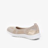 Giày Búp Bê Nữ XTI Gold Textile Ladies Shoes